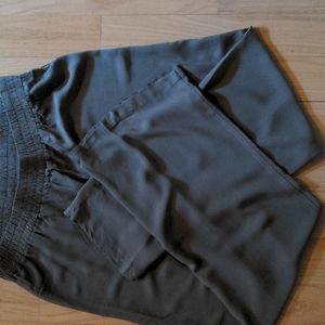 Bebop Size L Green Pants with Elastic Waist
